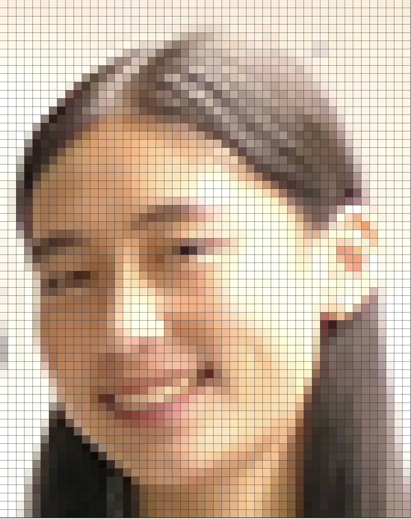Hera Yuan, pixellated